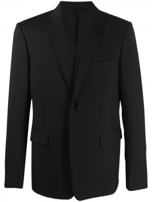 Однобортный пиджак Fendi. Цвет: черный