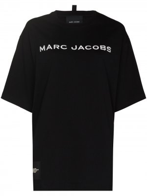 Футболка Big с вышитым логотипом Marc Jacobs. Цвет: черный