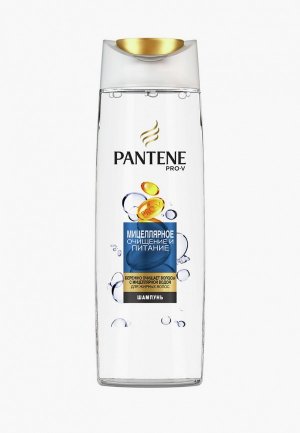 Шампунь Pantene Очищение и питание с мицеллярной водой, 400мл. Цвет: прозрачный