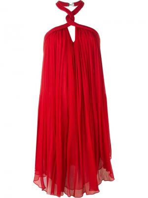 Пальто с плетеным жгутом Jay Ahr. Цвет: красный