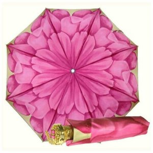 Зонт складной Pasotti 21065-30 Peonia (Зонты) ( Италия). Цвет: розовый