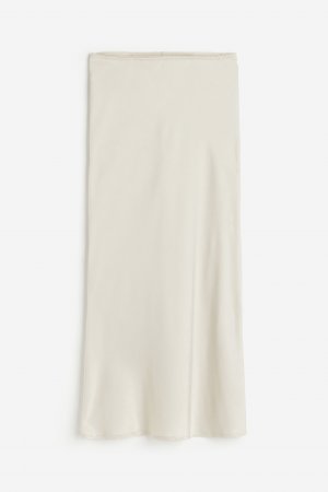 Атласная юбка макси H&M