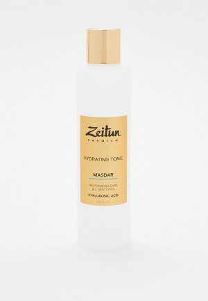 Тоник для лица Zeitun MASDAR, увлажняющий с гиалуроновой кислотой всех типов кожи, 200 мл. Цвет: прозрачный