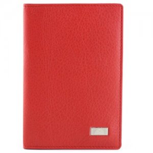 Женская кожаная обложка для паспорта 561122/4 красный Tony Perotti