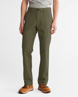 Обычные зеленые мужские брюки чинос , зеленый Timberland. Цвет: зеленый