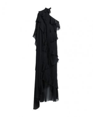 Длинное платье ELIE SAAB. Цвет: черный