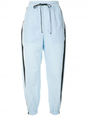 Спортивные брюки Airy с карманами на молнии 3.1 Phillip Lim. Цвет: синий