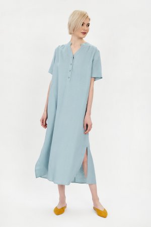 Платье baon. Цвет: голубой