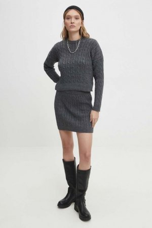 Комплект из свитера и юбки , серый Answear Lab