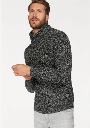 Пуловер JOHN DEVIN. Цвет: черный/меланжевый