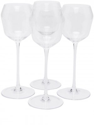 Набор из четырех бокалов для вина Ann Deumelemeester X Serax. Цвет: белый