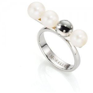 Женское кольцо Lunae SADX13016 Morellato. Цвет: белый