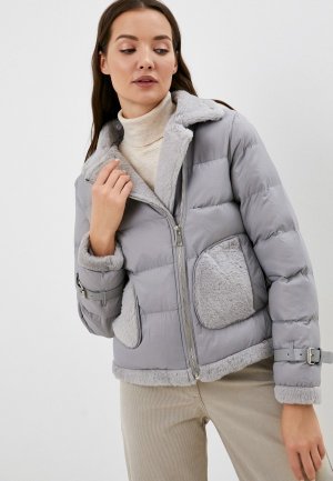 Куртка утепленная Fresh Cotton. Цвет: серый