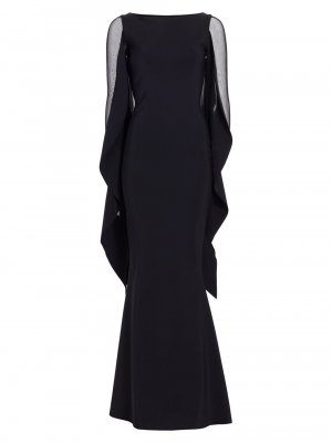 Платье Kacey Illusion с сетчатой накидкой , черный Chiara Boni La Petite Robe