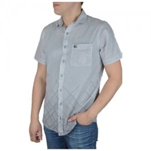 Рубашка мужская Casual Rombus 2-K, рос.р-р: 54-56/XL Maestro. Цвет: серый
