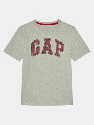 Футболка стандартного кроя Gap, серый GAP