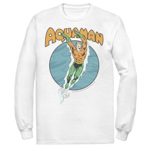 Мужская футболка для плавания и танцев Aquaman DC Comics