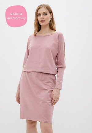 Платье DuckyStyle. Цвет: розовый