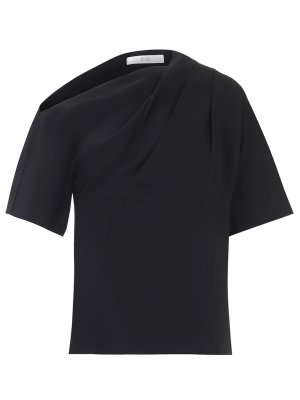 Блуза из вискозы CO. Цвет: черный