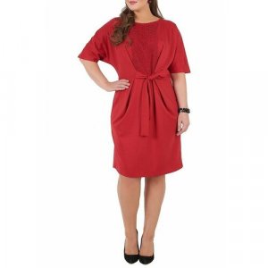 Платье , размер 48, красный Argent. Цвет: красный