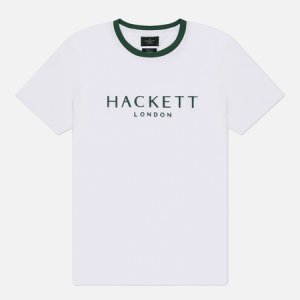 Мужская футболка Heritage Classic Hackett. Цвет: белый