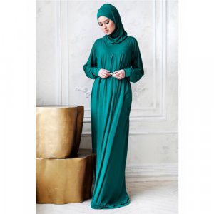 Платье , размер 42-52, зеленый Hayat. Цвет: зеленый/изумрудный