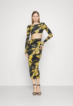 Платье из джерси , черный/золотой Versace Jeans Couture
