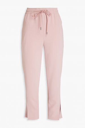 Укороченные зауженные брюки из крепа , розовый Theory