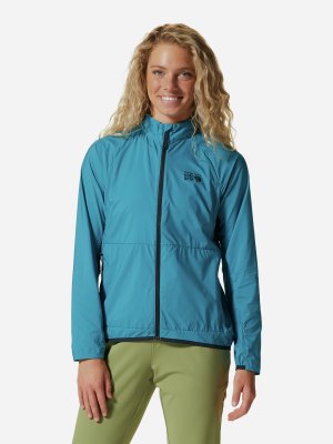 Ветровка женская Kor AirShell Full Zip Jacket, Синий Mountain Hardwear. Цвет: синий