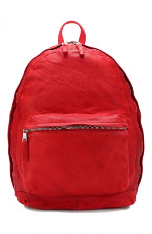 Кожаный рюкзак Giorgio Brato. Цвет: красный