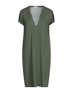 Короткое платье JOHN SMEDLEY. Цвет: зеленый-милитари