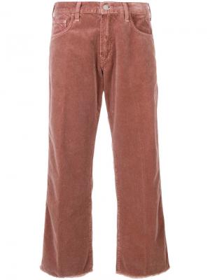 Укороченные брюки Massimo Alba. Цвет: розовый
