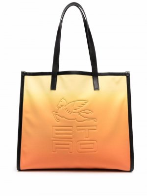 Cube logo tote bag ETRO. Цвет: оранжевый