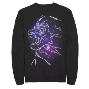 Мужской флисовый пуловер Lion King Mufasa Galaxies Disney
