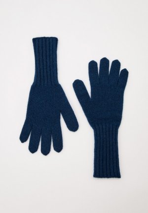 Перчатки Tegin. Цвет: синий