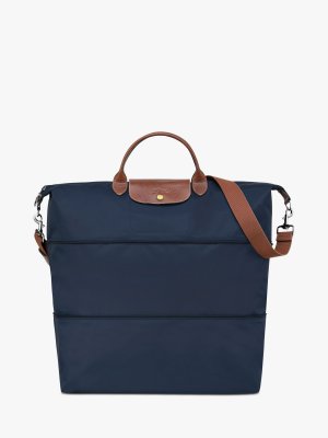 Оригинальная расширяемая дорожная сумка Le Pliage , темно-синий Longchamp