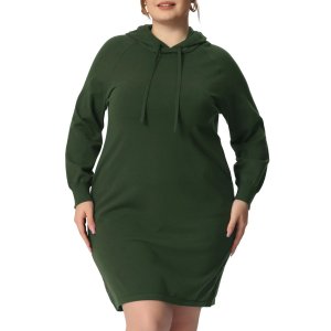 Женский пуловер в рубчик большого размера, свитер 2023, модные осенние платья, облегающее платье с длинными рукавами и капюшоном , серый Agnes Orinda