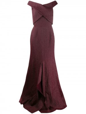 Вечернее платье Ray Roland Mouret. Цвет: фиолетовый