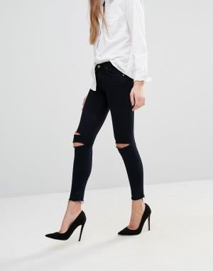 Укороченные джинсы скинни с классической талией J Brand