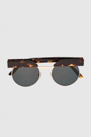 Солнцезащитные очки JPlus. Цвет: коричневый