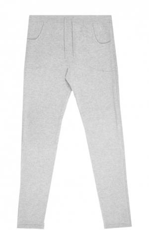 Кашемировые спортивные брюки Loro Piana. Цвет: серый