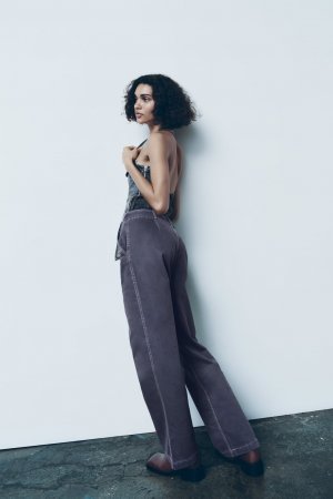 Брюки-чиносы , синий ZARA