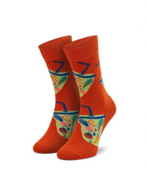 Высокие носки унисекс , оранжевый Happy Socks