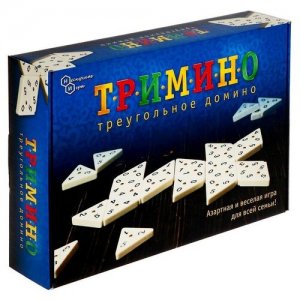 Настольная игра «Тримино», треугольное домино Нескучные игры