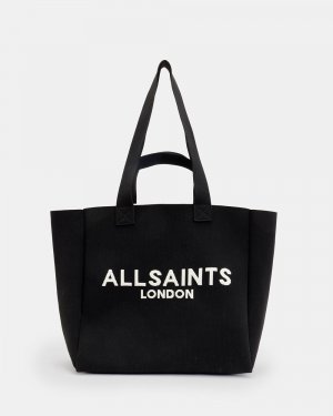 Вязаная большая сумка с логотипом Izzy , черный AllSaints