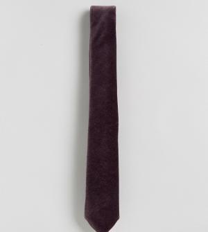 Бархатный галстук Noose & Monkey. Цвет: фиолетовый