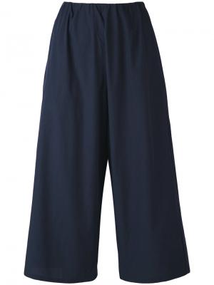 Укороченные брюки Apuntob. Цвет: синий