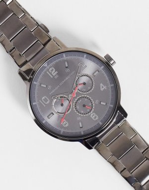 Наручные часы с металлическим браслетом-цепочкой -Серебристый French Connection