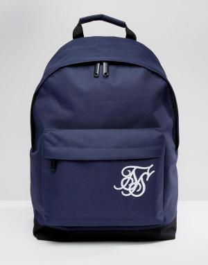 Темно-синий рюкзак SikSilk. Цвет: темно-синий