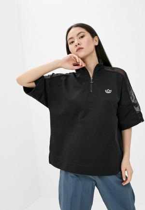Олимпийка adidas Originals QUARTER ZIP. Цвет: черный